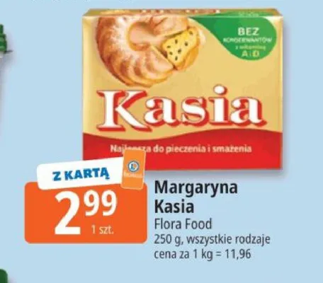Margaryna Kasia Flora Food promocja w Leclerc