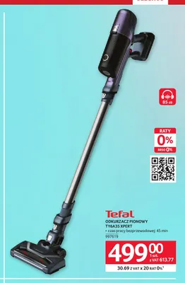 Odkurzacz pionowy TY6A35 Xpert Tefal promocja w Selgros