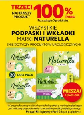 Podpaski i wkładki promocja w Kaufland