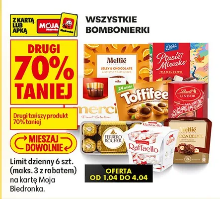 Bombonierka promocja w Biedronka