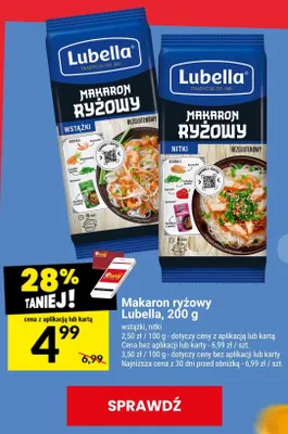 Makaron ryżowy Lubella nitki promocja w Twój Market