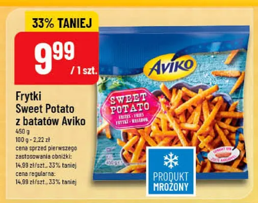 Frytki Sweet Potato z batatów Aviko promocja w POLOmarket