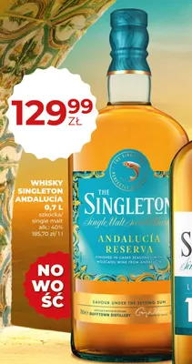 Whisky Singleton Andalucía szkocka single malt alk. 40% promocja w Duży Ben