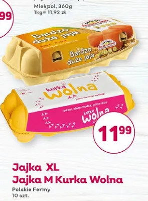 Jajka XL Bardzo duże jaja Polskie Fermy promocja w Bliski