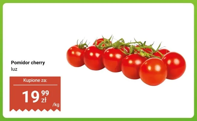 Pomidor cherry luz promocja w Dino