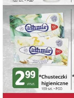 Chusteczki higieniczne Cashmir promocja w Marketvita