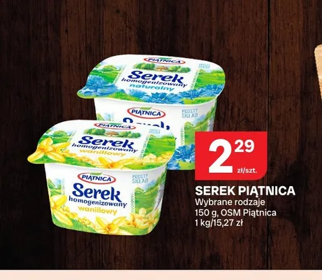 Serek homogenizowany naturalny Piątnica promocja w Chorten