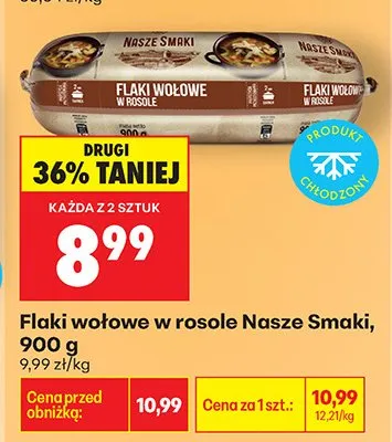 Flaki wołowe w rosole promocja w Biedronka