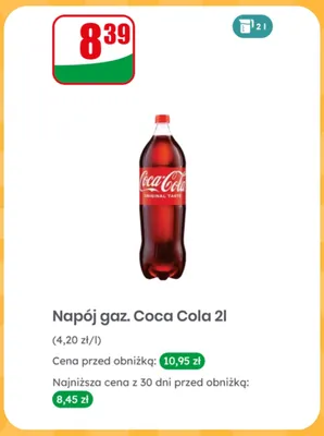 Napój gazowany Coca-Cola promocja w Dino