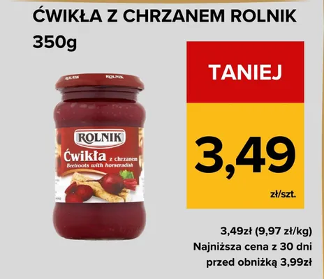 Ćwikła z chrzanem promocja w Supeco