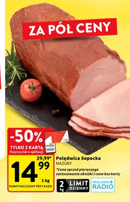 Polędwica sopocka Mazury promocja w Intermarche