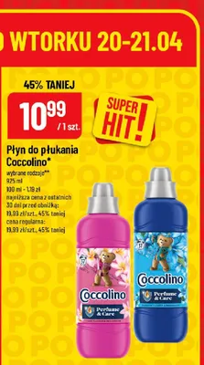 Płyn do płukania Coccolino promocja w POLOmarket