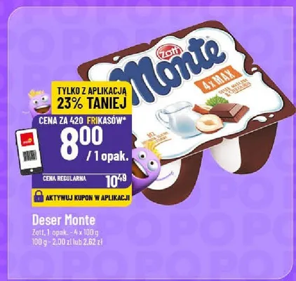 Deser Monte Latte promocja w POLOmarket