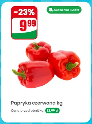 Papryka czerwona promocja w Dino
