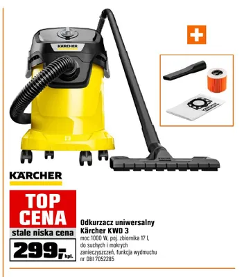 Odkurzacz uniwersalny Kärcher Kwd 3 promocja w OBI