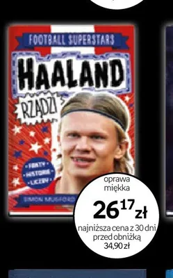 Książka Football Superstars Haaland rządzi promocja w Empik