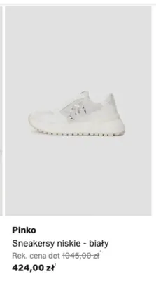 Sneakersy niskie Pinko biały promocja w Lounge by Zalando