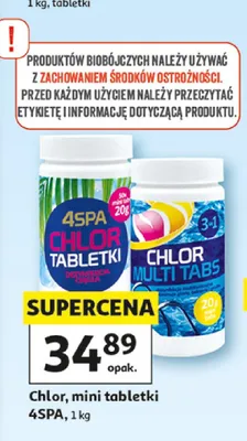 Chlor mini tabletki 4SPA promocja w Auchan