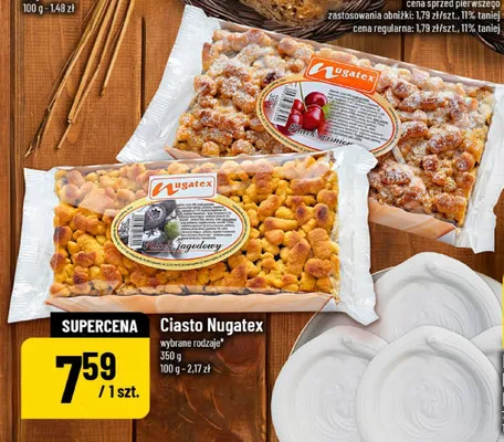 Ciasto Nugatex Placek jagodowy promocja w POLOmarket