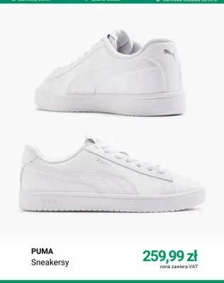 Sneakersy Puma promocja w Deichmann