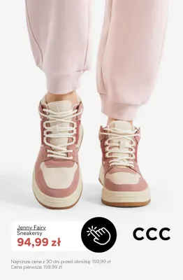 Sneakersy Jenny Fairy promocja w CCC