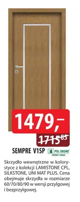 Drzwi SEMPRE V1SP POL-SKONE promocja w Dobre Dla Domu