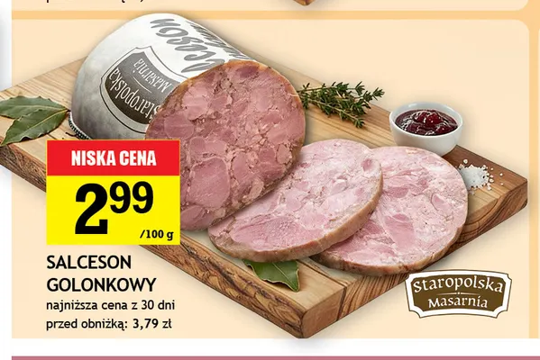 Salceson golonkowy Staropolska Masarnia promocja w Gram Market