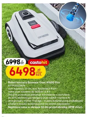 Robot koszący Ecovacs Goat A1600 Pro promocja w Castorama