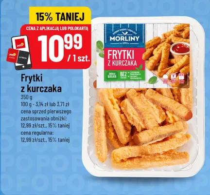 Frytki z kurczaka Morliny promocja w POLOmarket