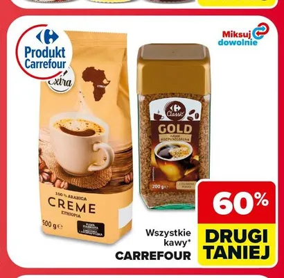 Kawa rozpuszczalna Carrefour Classic Gold promocja w Carrefour