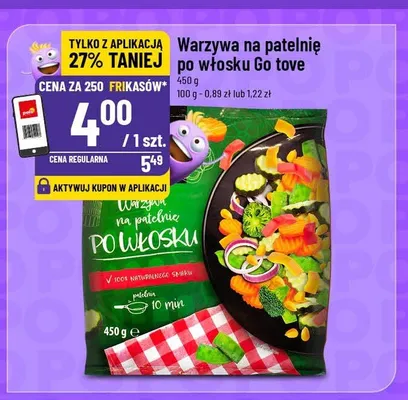 Warzywa na patelnię po włosku Go tove promocja w POLOmarket
