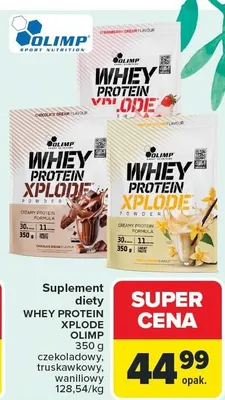 Suplement diety czekoladowy, truskawkowy, waniliowy promocja w Carrefour