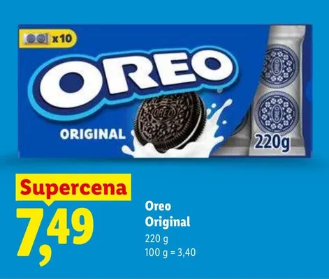 Ciastka Oreo Original promocja w Lidl