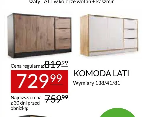 Komoda Lati promocja w Abra Meble