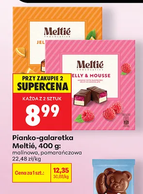Pianko-galaretka pomarańczowa Meltié promocja w Biedronka