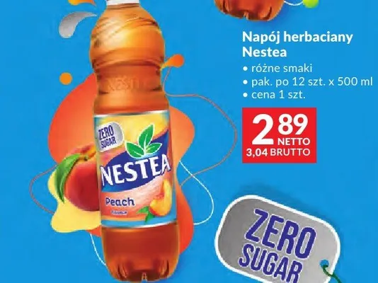 Napój herbaciany Nestea różne smaki promocja w Makro