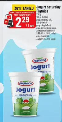 Jogurt naturalny promocja w POLOmarket