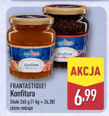 Konfitura różne rodzaje promocja w Aldi