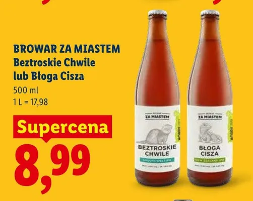 Piwo Za Miastem Beztroskie Chwile promocja w Lidl