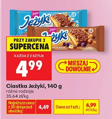 Ciastka Jeżyki promocja w Biedronka
