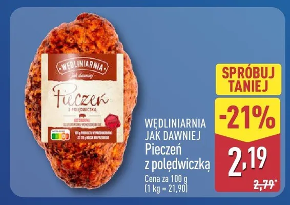 Pieczeń z polędwiczką promocja w Aldi