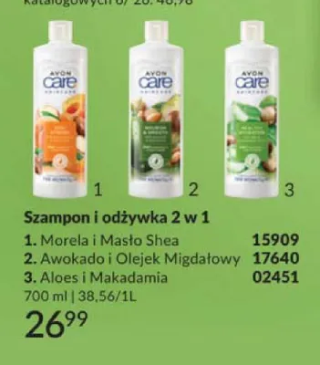 Szampon i odżywka 2 w 1 Avon Aloes i Makadamia promocja w AVON