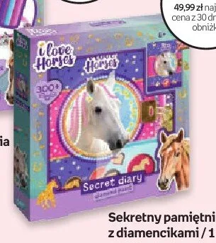 Sekretny pamiętnik z diamencikami I Love Horses promocja w Empik