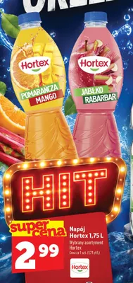 Napój Hortex jabłko rabarbar promocja w TOPAZ