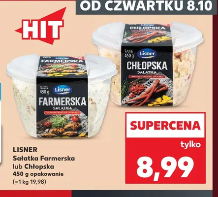 Sałatka Farmerska Lisner promocja w Kaufland