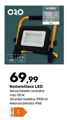 Naświetlacz LED Oro Mobile promocja w Bricomarche