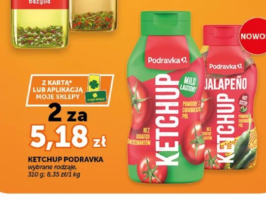 Ketchup Podravka Mild łagodny promocja w Groszek