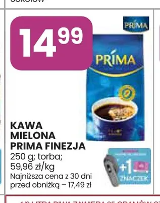 Kawa mielona Prima Finezja promocja w Stokrotka