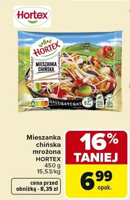 Mieszanka chińska mrożona Myfood promocja w Carrefour Market