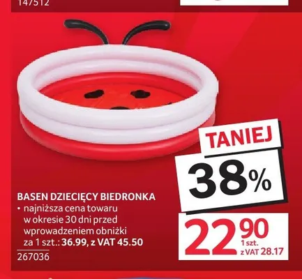 Basen dziecięcy Biedronka promocja w Selgros